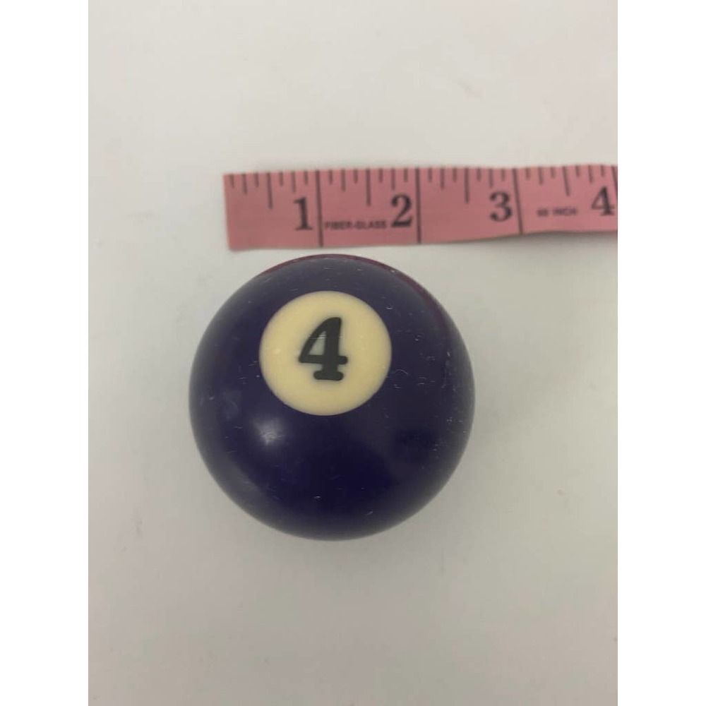 Single Replacement Pool Ball Billiard Ball - Number 4 - Picture 3 of 3